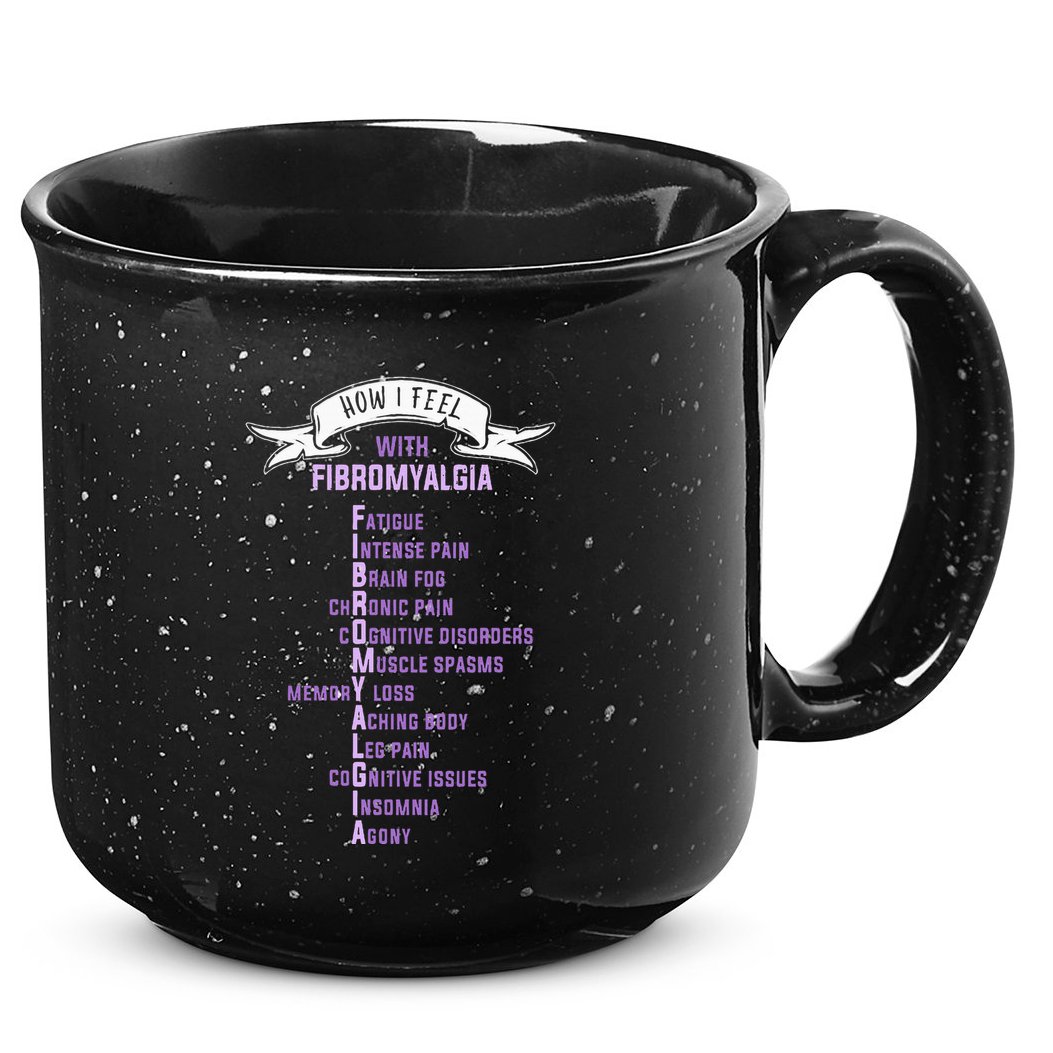 Fibromyalgia Spoonie & Fibro Awareness This Is My Flare Day 15oz Campfire Ceramic Mug