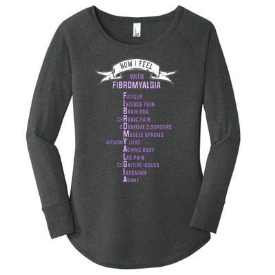 Fibromyalgia Spoonie & Fibro Awareness This Is My Flare Day Women's Perfect Tri Tunic Long Sleeve Shirt