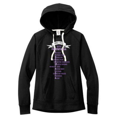 Fibromyalgia Spoonie & Fibro Awareness This Is My Flare Day Women's Fleece Hoodie