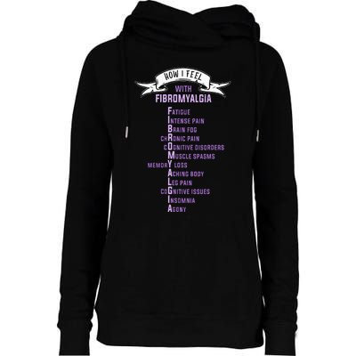 Fibromyalgia Spoonie & Fibro Awareness This Is My Flare Day Womens Funnel Neck Pullover Hood