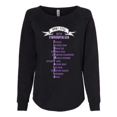 Fibromyalgia Spoonie & Fibro Awareness This Is My Flare Day Womens California Wash Sweatshirt