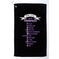 Fibromyalgia Spoonie & Fibro Awareness This Is My Flare Day Golf Towel