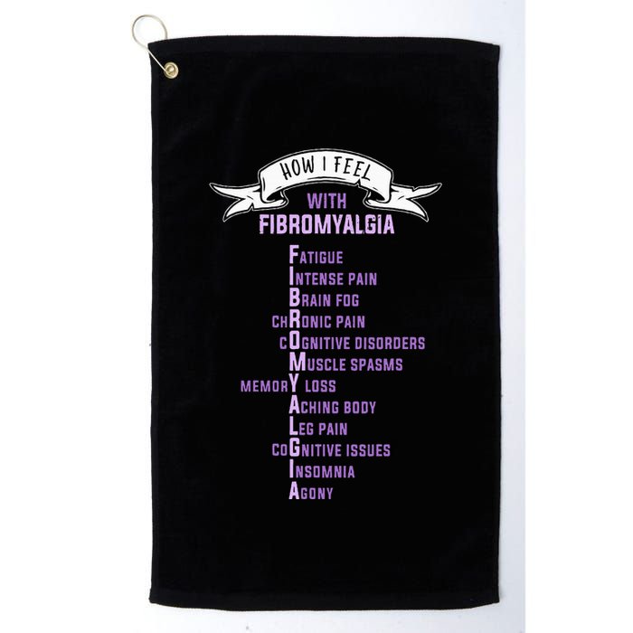 Fibromyalgia Spoonie & Fibro Awareness This Is My Flare Day Golf Towel