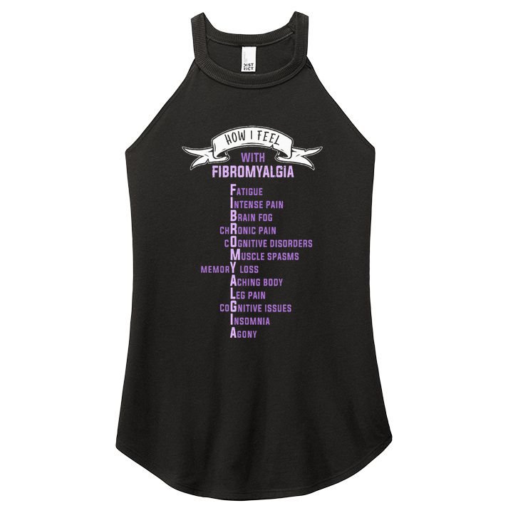 Fibromyalgia Spoonie & Fibro Awareness This Is My Flare Day Women's Perfect Tri Rocker Tank