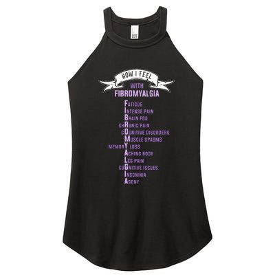 Fibromyalgia Spoonie & Fibro Awareness This Is My Flare Day Women's Perfect Tri Rocker Tank