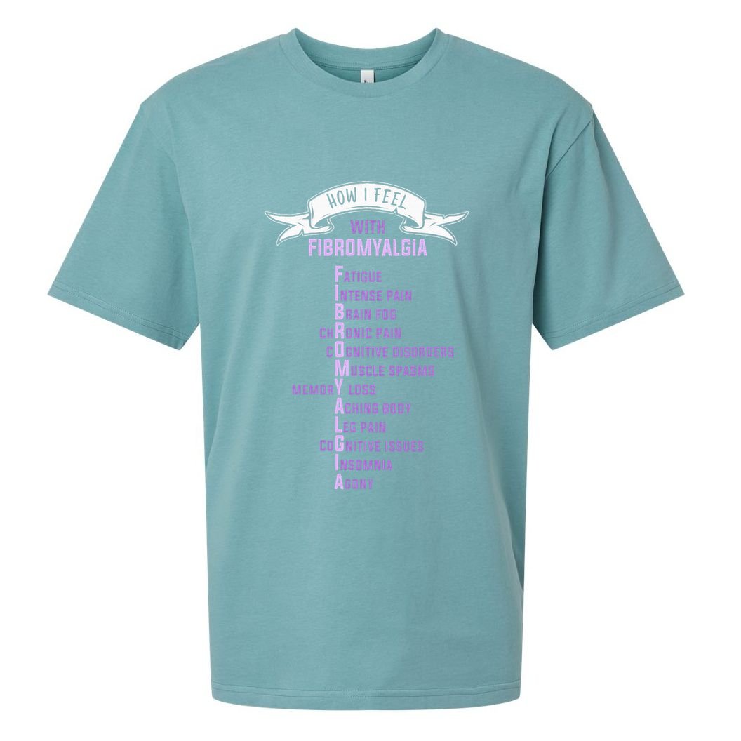 Fibromyalgia Spoonie & Fibro Awareness This Is My Flare Day Sueded Cloud Jersey T-Shirt