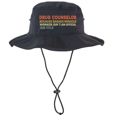Fun Saying Funny Drug Counselor Humor Vintage Gift Bucket Hat