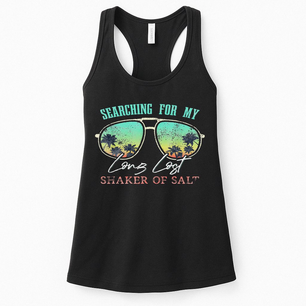 Funny Searching For My Long Lost Shaker Of Salt Shaker Womens Tank Top