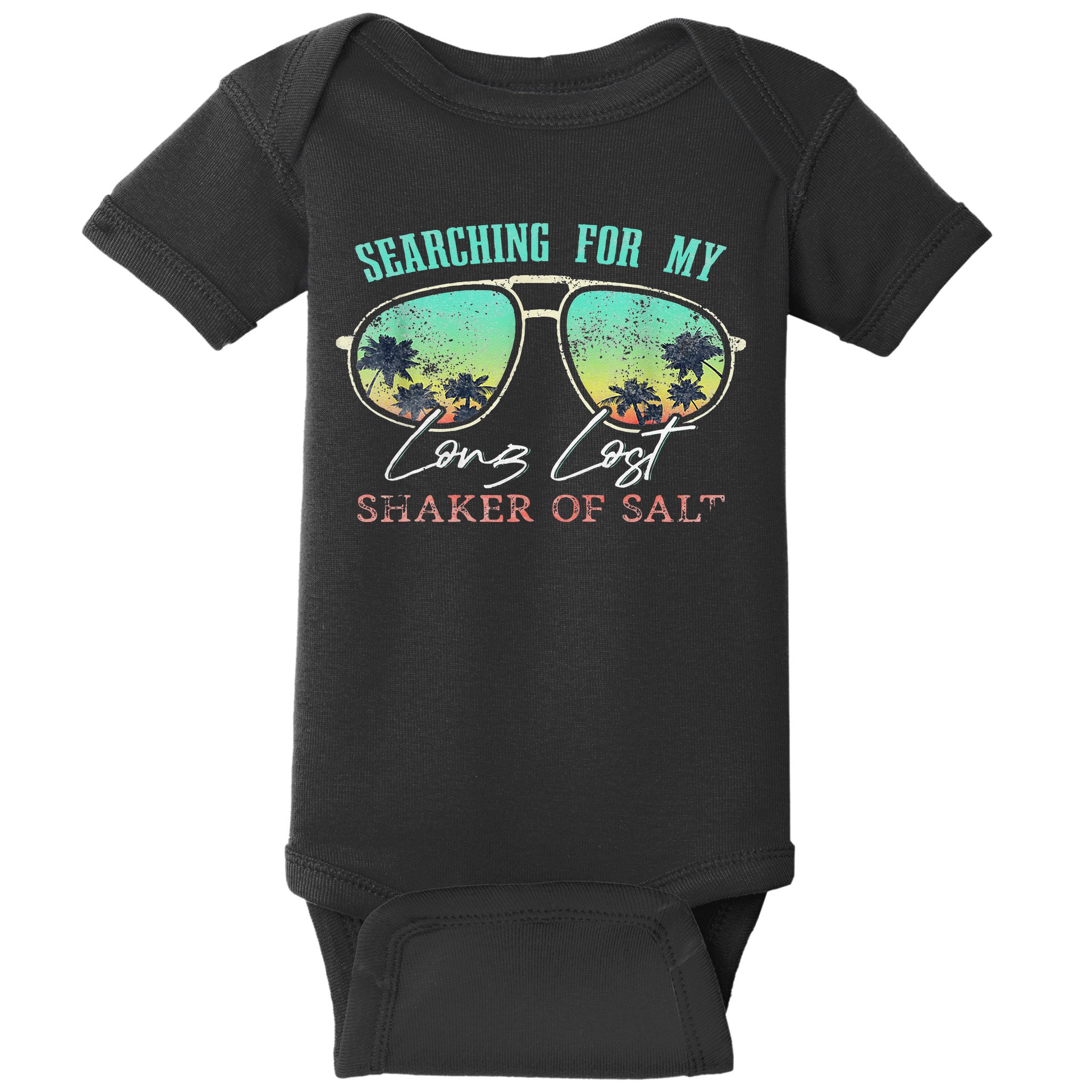 Funny Searching For My Long Lost Shaker Of Salt Shaker Baby Bodysuit