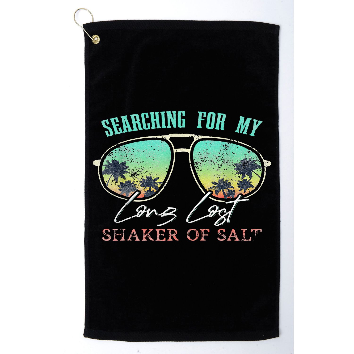 Funny Searching For My Long Lost Shaker Of Salt Shaker Golf Towel