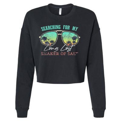 Funny Searching For My Long Lost Shaker Of Salt Shaker Cropped Pullover Crew