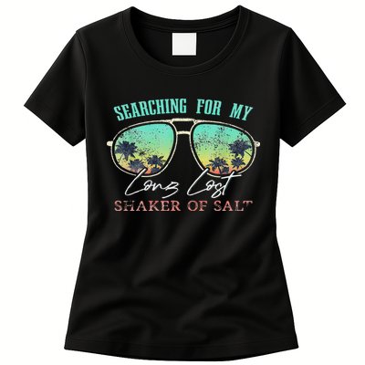 Funny Searching For My Long Lost Shaker Of Salt Shaker Womens T-Shirt
