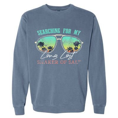 Funny Searching For My Long Lost Shaker Of Salt Shaker Garment-Dyed Sweatshirt
