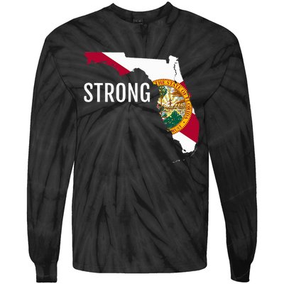 Florida Strong Tie-Dye Long Sleeve Shirt