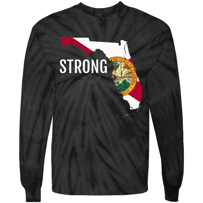 Florida Strong Tie-Dye Long Sleeve Shirt