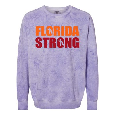 Florida Strong Colorblast Crewneck Sweatshirt