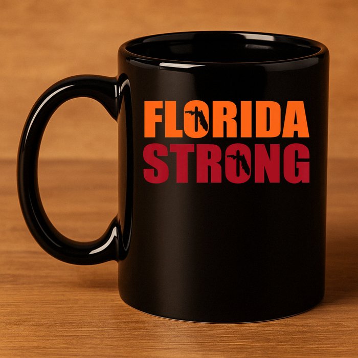 Florida Strong 11oz C Handle Ceramic Mug