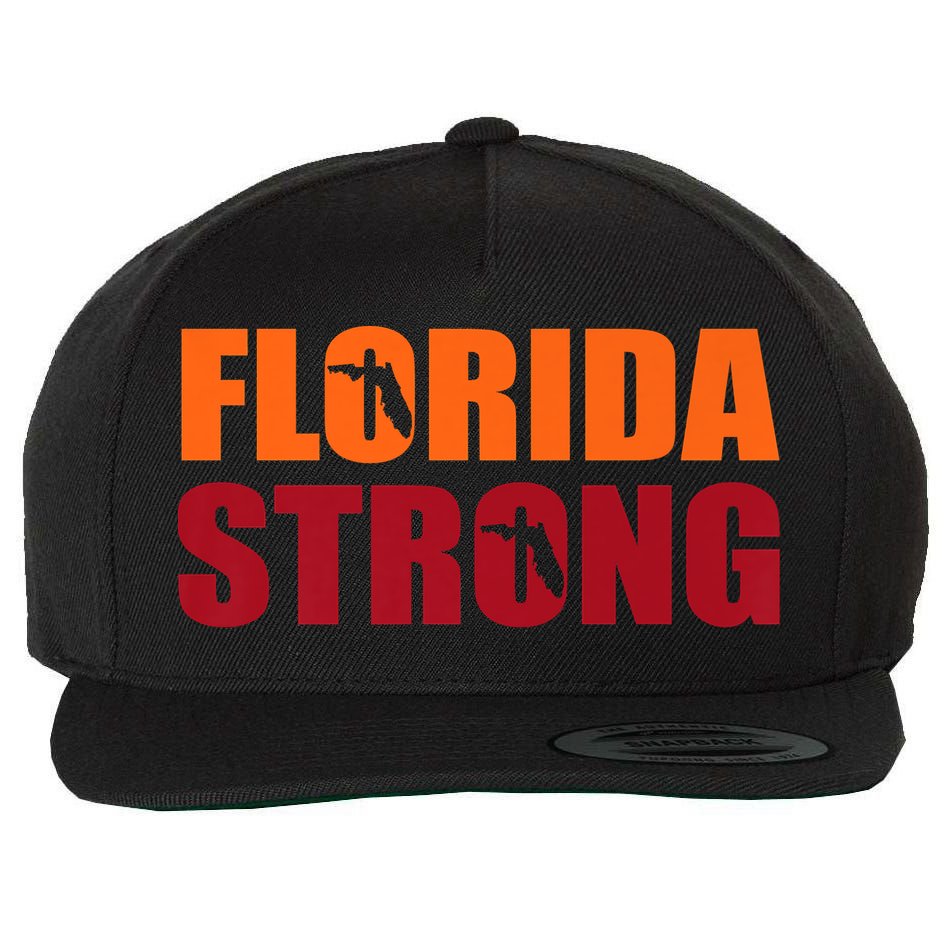 Florida Strong Wool Snapback Cap