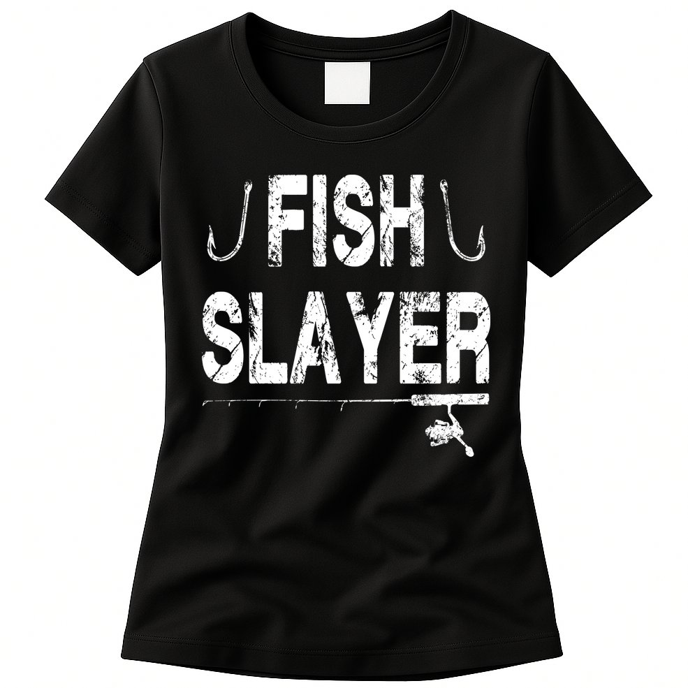 Fish Slayer Womens T-Shirt