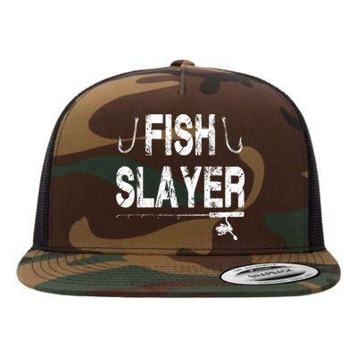 Fish Slayer Flat Bill Trucker Hat