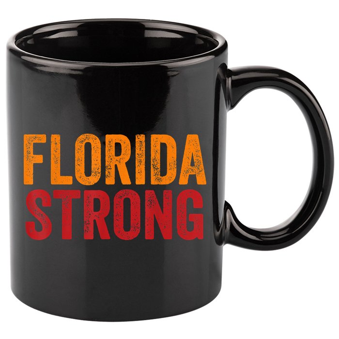 Florida Strong 11oz C Handle Ceramic Mug