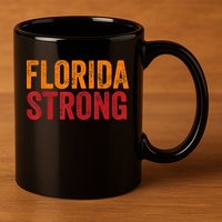 Florida Strong 11oz C Handle Ceramic Mug