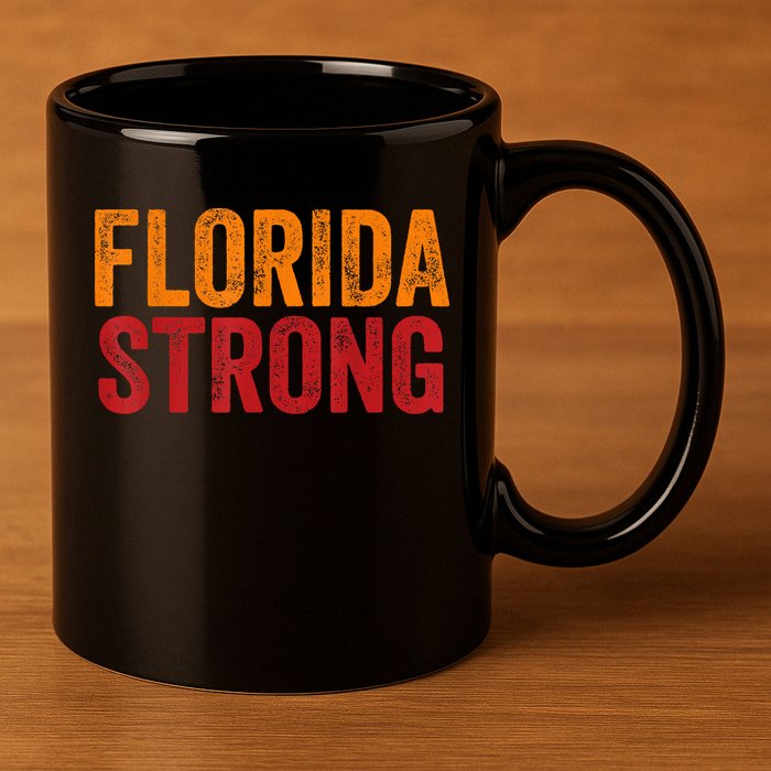 Florida Strong 11oz C Handle Ceramic Mug