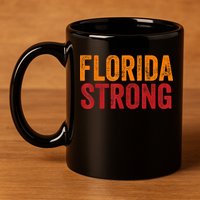 Florida Strong 11oz C Handle Ceramic Mug