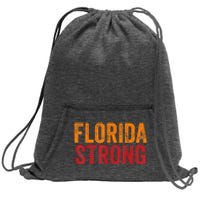 Florida Strong Sweatshirt Cinch Pack Bag