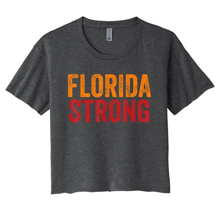 Florida Strong Women's Crop Top Tee