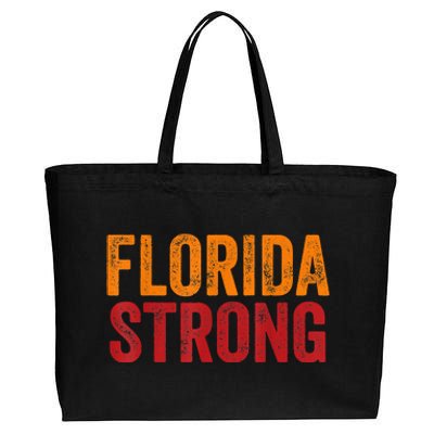 Florida Strong Cotton Canvas Jumbo Tote