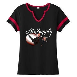 Funny Supply Ladies Halftime Notch Neck Tee