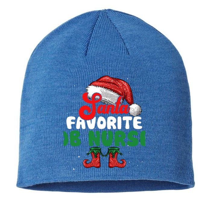 Funny Santas Favorite Ob Nurse Christmas Gift Sustainable Beanie