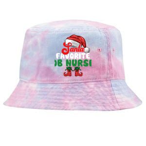 Funny Santas Favorite Ob Nurse Christmas Gift Tie-Dyed Bucket Hat