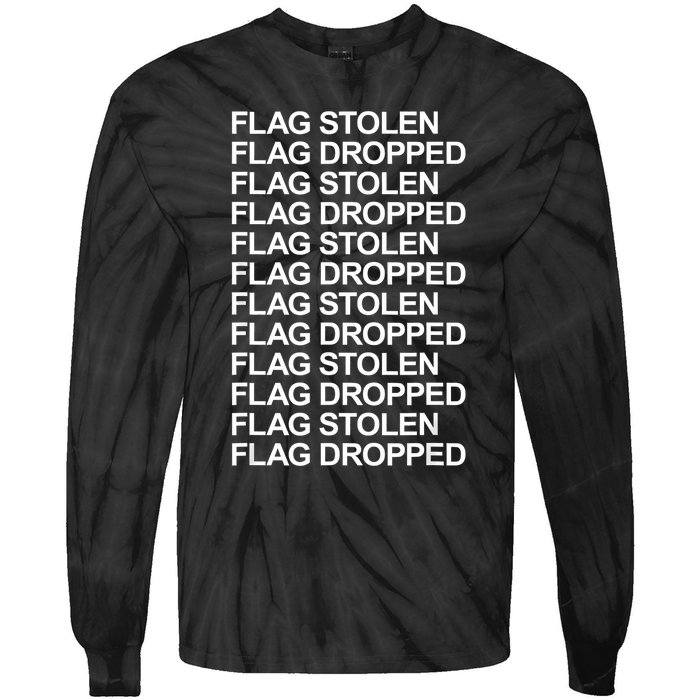 Flag Stolen Flag Dropped Funny Saying Quote Tie-Dye Long Sleeve Shirt