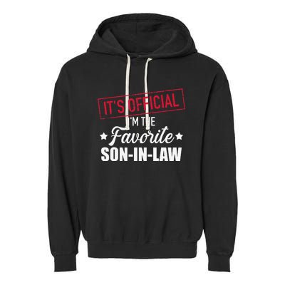 Favorite soninlaw from motherinlaw or fatherinlaw Garment-Dyed Fleece Hoodie