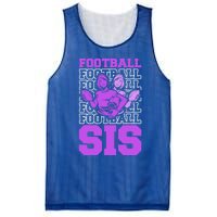 Football Sis Footballer Player American Football Sister Cute Gift Mesh Reversible Basketball Jersey Tank