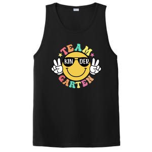 Funny Smile Face Back To School Team Kindergarten Teacher Great Gift PosiCharge Competitor Tank