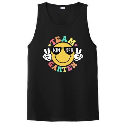 Funny Smile Face Back To School Team Kindergarten Teacher Great Gift PosiCharge Competitor Tank