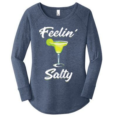 Feelin' Salty Funny Cinco De Mayo Margarita Women's Perfect Tri Tunic Long Sleeve Shirt