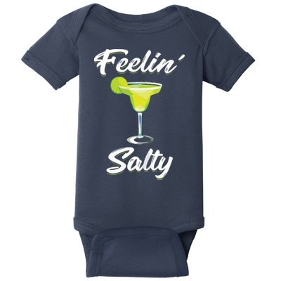 Feelin' Salty Funny Cinco De Mayo Margarita Baby Bodysuit