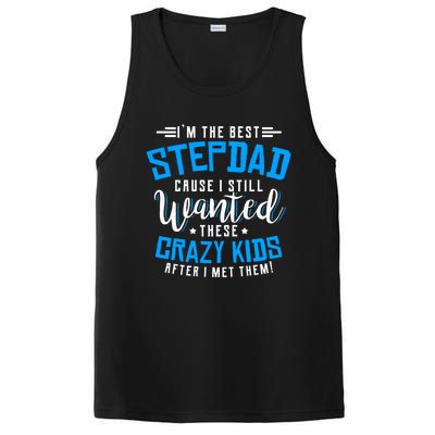 Funny Step Fathers I'm The Best Stepdad Step Dads Stepdads Gift PosiCharge Competitor Tank