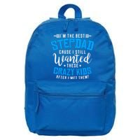 Funny Step Fathers I'm The Best Stepdad Step Dads Stepdads Gift 16 in Basic Backpack