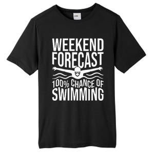 Funny Swimming Tall Fusion ChromaSoft Performance T-Shirt