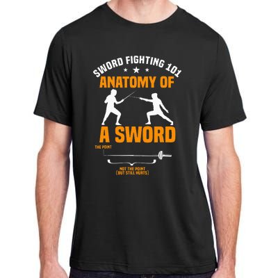 Fencing Sword Fighting Combat Sport Fence Foil Epee Sabre Adult ChromaSoft Performance T-Shirt