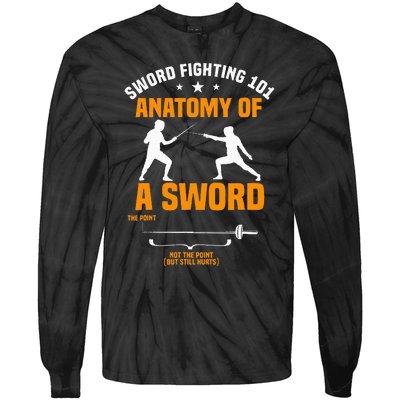 Fencing Sword Fighting Combat Sport Fence Foil Epee Sabre Tie-Dye Long Sleeve Shirt