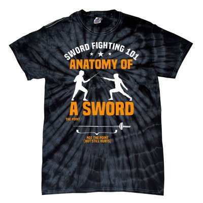 Fencing Sword Fighting Combat Sport Fence Foil Epee Sabre Tie-Dye T-Shirt