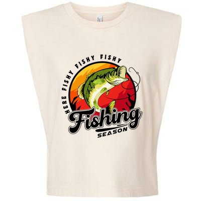 Fishing Season Fisherman Fishing Lovers Gifts Garment-Dyed Women's Muscle Tee