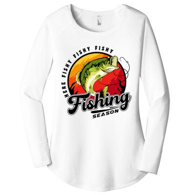 Fishing Season Fisherman Fishing Lovers Gifts Women's Perfect Tri Tunic Long Sleeve Shirt