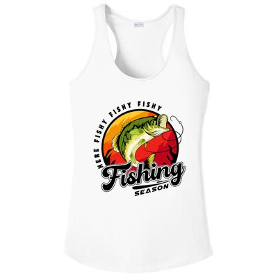 Fishing Season Fisherman Fishing Lovers Gifts Ladies PosiCharge Competitor Racerback Tank